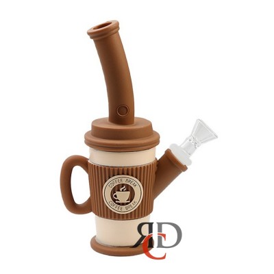 SILICONE WATER PIPE COFFEE CUP WPS909 1CT